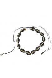 MAYOL JEWELRY Sk8er Gal Choker Τσόκερ με φυσικά κοχύλια Cowrie και Swarovski