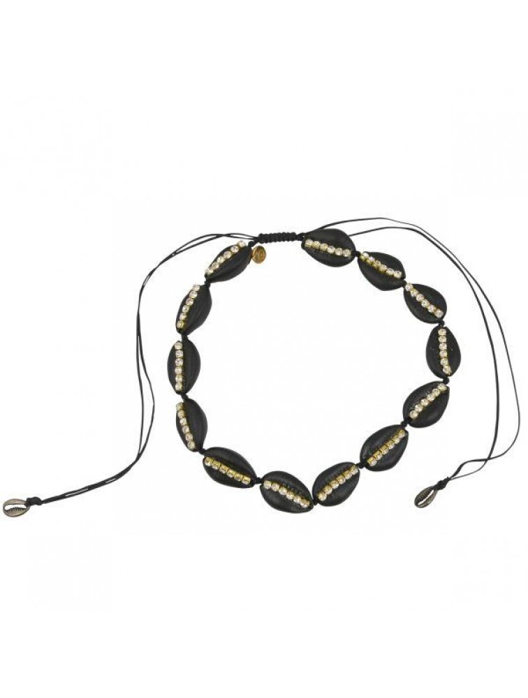 MAYOL JEWELRY Sk8er Gal Choker Τσόκερ με φυσικά κοχύλια Cowrie και Swarovski