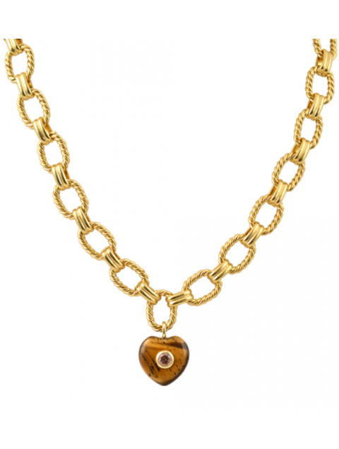 MAYOL JEWELRY Andrian Necklace Επιχρυσωμένο από Ανοξείδωτο Ατσάλι