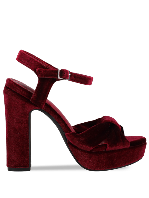 MIGATO Bordeaux Velvet sandal