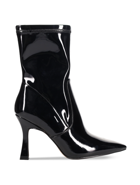 MIGATO Black patent bootie