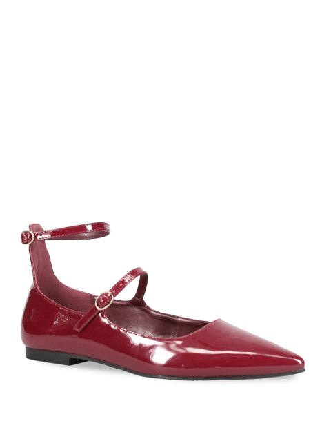 MIGATO Bordeaux Patent Ballerinas MIGATO Bordeaux Patent Ballerinas
