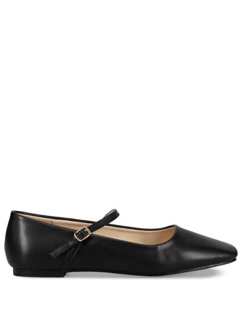MIGATO Black women's mary jane ballerina