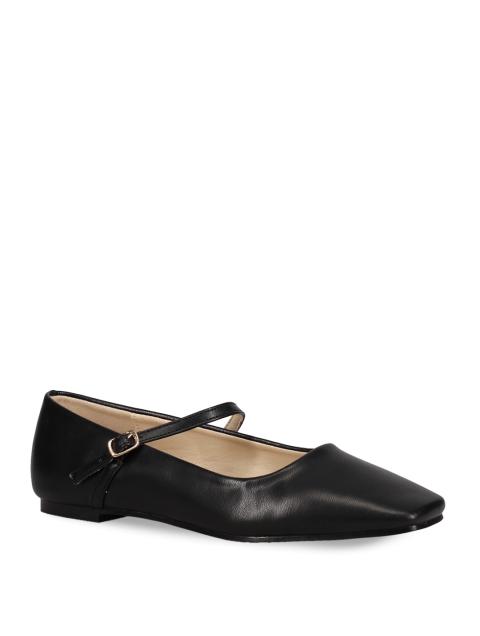 MIGATO Black women's mary jane ballerina