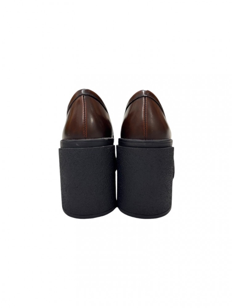 Migato (Gai Mattiolo) Brown loafers with buckle