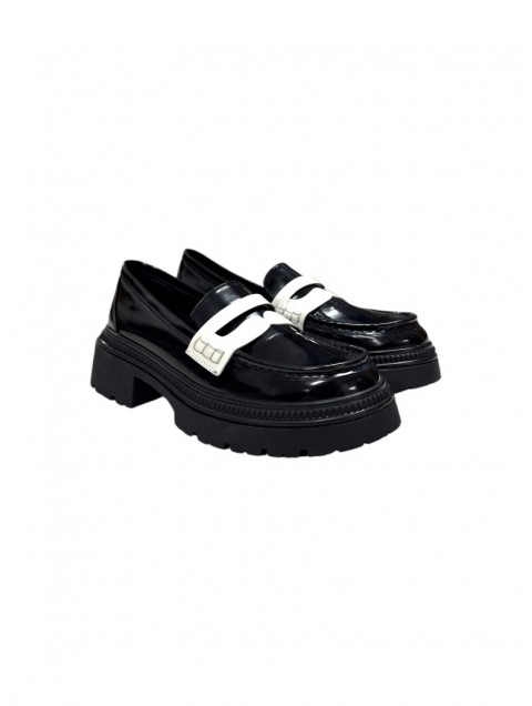Migato (Gai Mattiolo) Black White moccasins Migato (Gai Mattiolo) Black White moccasins
