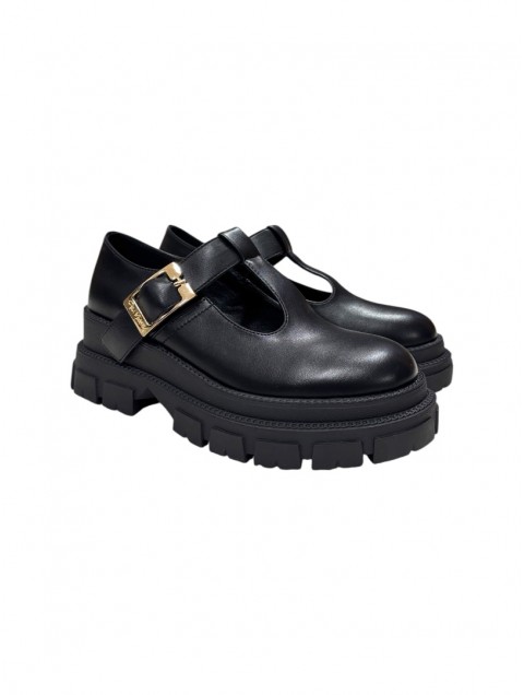 Migato (Gai Mattiolo) Black moccasins with openings Migato (Gai Mattiolo) Black moccasins with openings