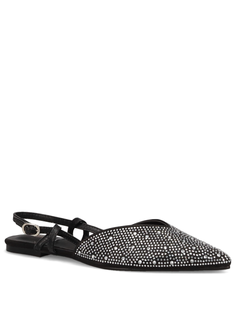 MIGATO Black slingback flats