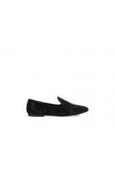 MIGATO Μαύρο Βελούδινο Loafer