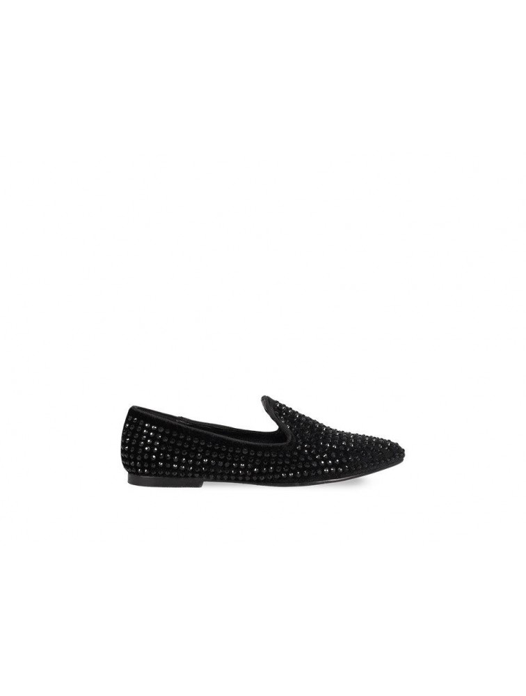 MIGATO Μαύρο Βελούδινο Loafer