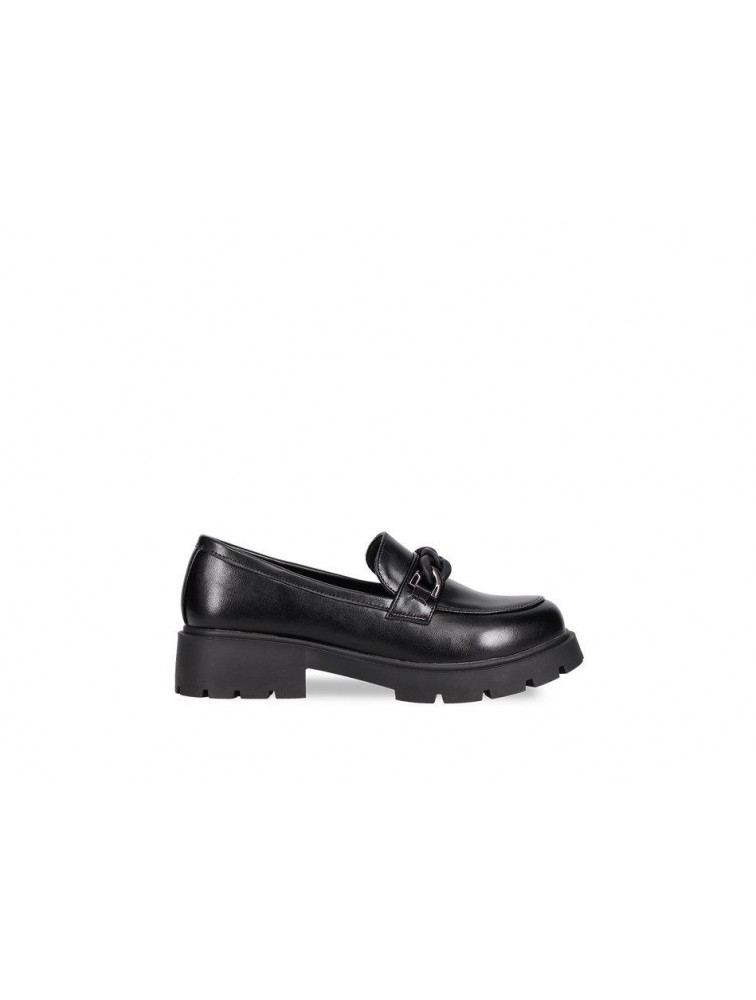 MIGATO Μαύρο Chunky Loafer με αλυσιδα