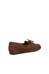 MIGATO Καφέ Δερμάτινα Δετά Loafers