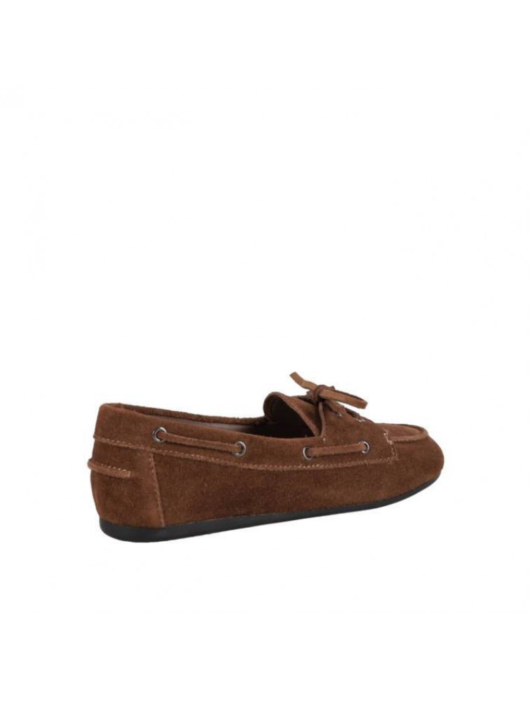 MIGATO Καφέ Δερμάτινα Δετά Loafers