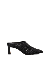 MIGATO Μαύρo Πλεκτό Mule