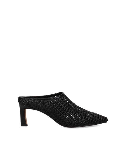 MIGATO Μαύρo Πλεκτό Mule