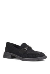 MIGATO Μαύρα Σουέντ Loafers