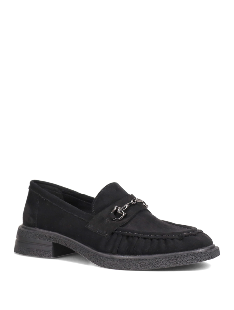 MIGATO Μαύρα Σουέντ Loafers
