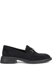 MIGATO Μαύρα Σουέντ Loafers
