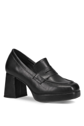 MIGATO Μαύρο loafer με τακούνι