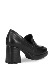 MIGATO Μαύρο loafer με τακούνι