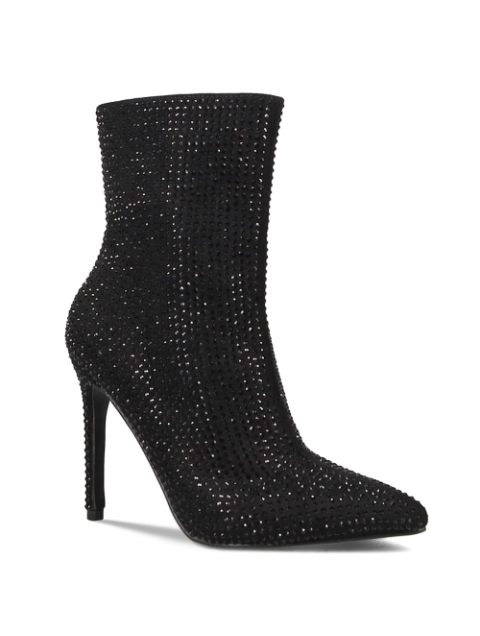 MIGATO Black bootie with rhinestones 