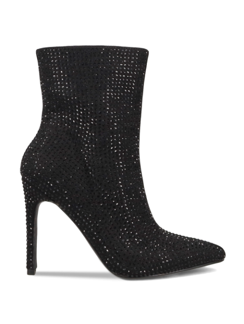 MIGATO Black bootie with rhinestones 