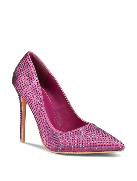 MIGATO Purple women's heel with rhinestones MIGATO Purple women's heel with rhinestones