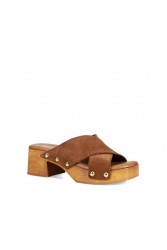 MIGATO Ταμπά Δερμάτινα Mules