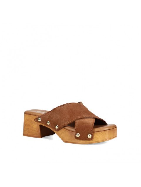 MIGATO Ταμπά Δερμάτινα Mules