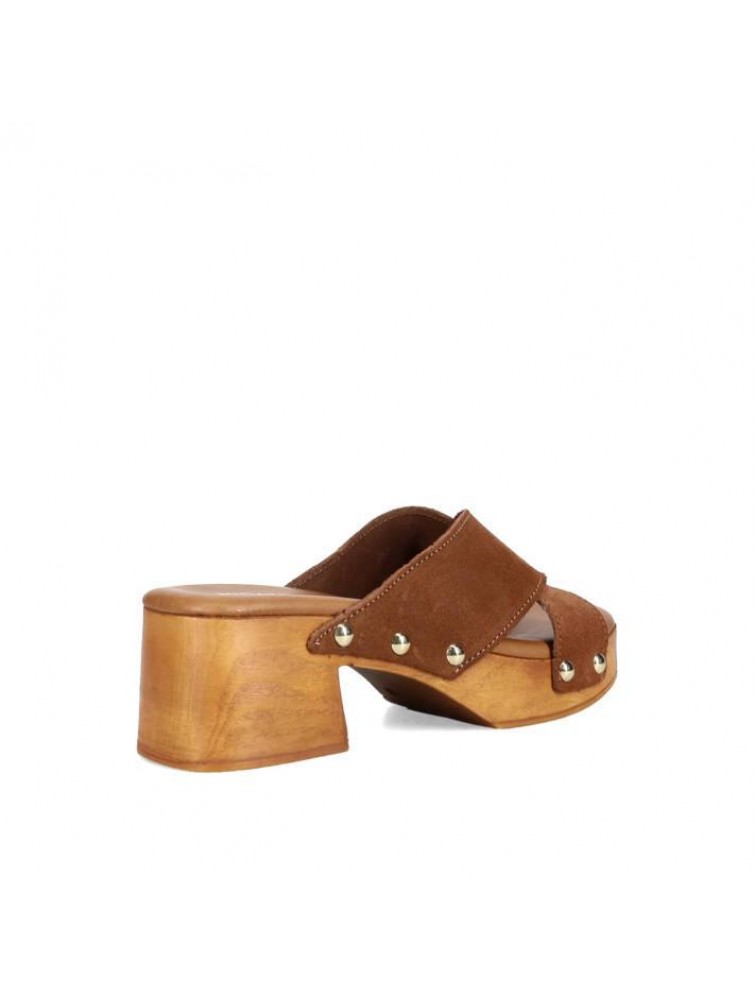MIGATO Ταμπά Δερμάτινα Mules