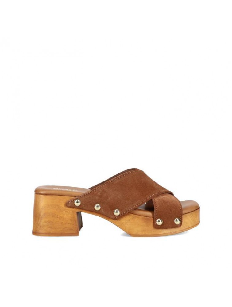 MIGATO Ταμπά Δερμάτινα Mules