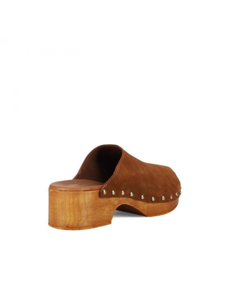 MIGATO Ταμπά Δερμάτινο Mule Clog