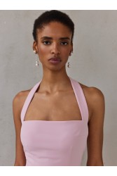MIX AND MATCH Alba Dress Baby Pink Ροζ Φόρεμα