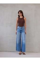 MIX AND MATCH Ashley Tank Top Brown