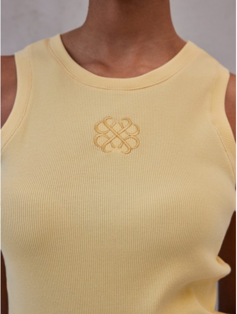 MIX AND MATCH Ashley Tank Top Butteryellow