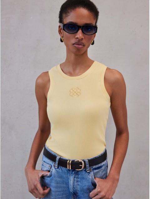 MIX AND MATCH Ashley Tank Top Butteryellow