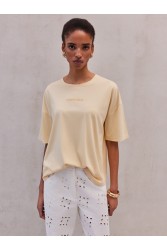 MIX AND MATCH Mia T-shirt Butteryellow Μπεζ T-shirt