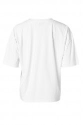 MIX AND MATCH Mia T-shirt Off White Εκρού T-shirt