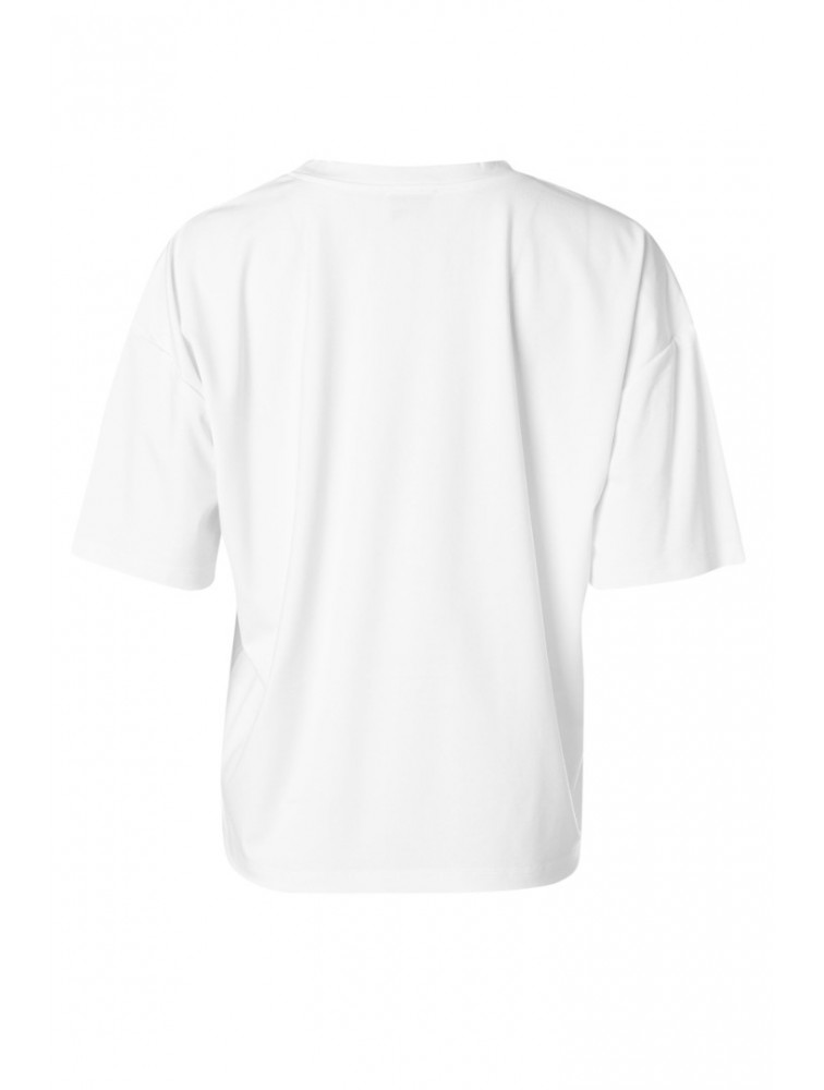 MIX AND MATCH Mia T-shirt Off White Εκρού T-shirt