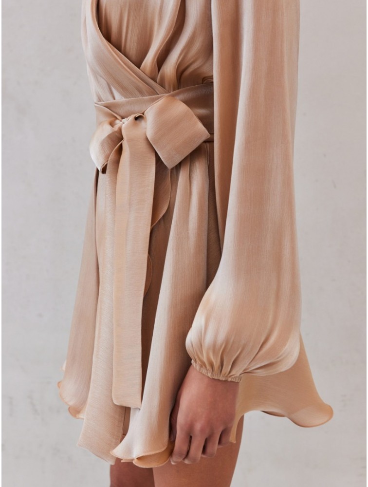 MIX AND MATCH Savina Champagne Μπεζ Φόρεμα