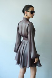 MIX AND MATCH Savina Smoky Mauve Dress Μωβ Φόρεμα