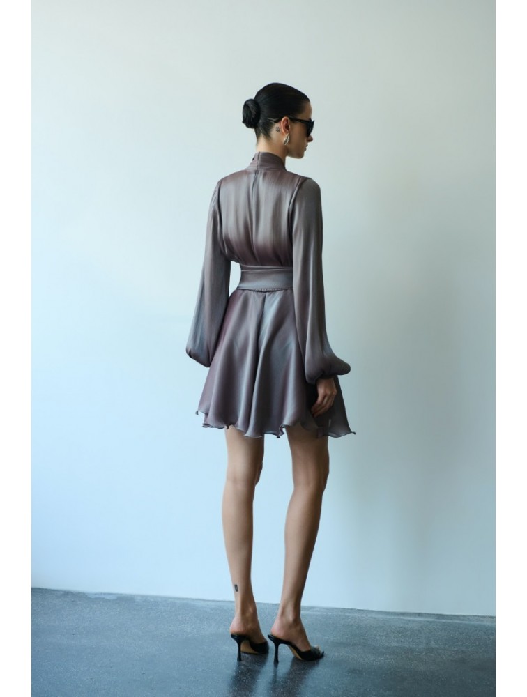 MIX AND MATCH Savina Smoky Mauve Dress Μωβ Φόρεμα