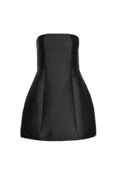 MIX AND MATCH Solene Mini Dress Black Μαύρο Μίνι Φόρεμα