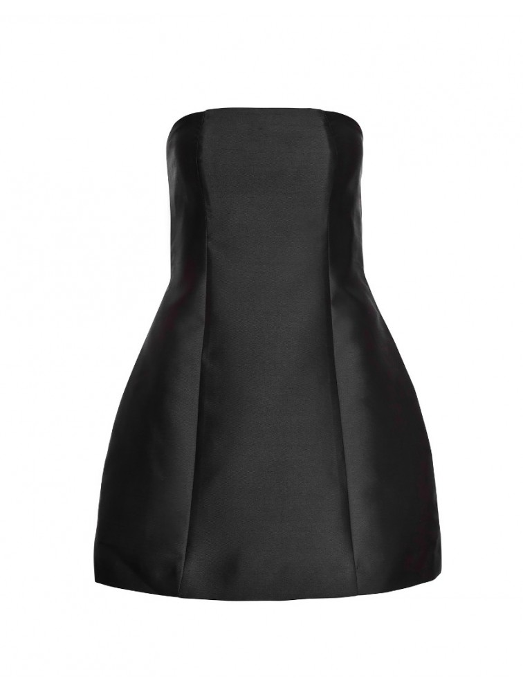MIX AND MATCH Solene Mini Dress Black Μαύρο Μίνι Φόρεμα