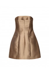 MIX AND MATCH Solene Mini Dress Gold Χρυσό Μίνι Φόρεμα