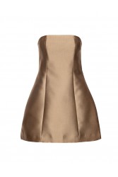 MIX AND MATCH Solene Mini Dress Gold Χρυσό Μίνι Φόρεμα