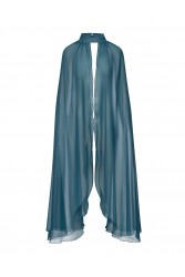 MIX AND MATCH Turtleneck Cape Emerald Σμαραγδί Κάπα