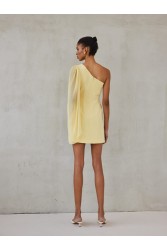 MIX AND MATCH Valerie Dress Butteryellow Κίτρινο Μίνι Φόρεμα