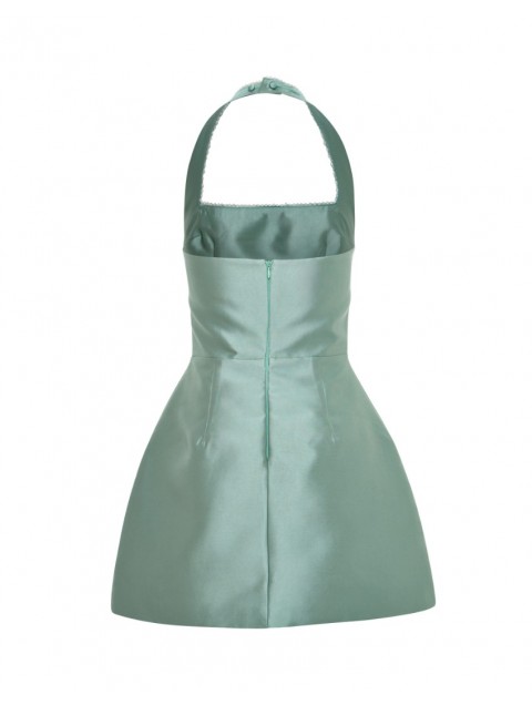 MIX AND MATCH Victoria Dress Soft Mint Mini Μίνι Μιντ Φόρεμα