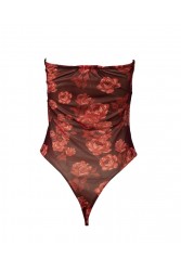 MYA COLLECTION Autumn Bodysuit Μπορντώ Κορμάκι